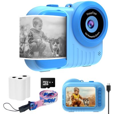 Kids Instant Print Camera With 3.5 Inch Screen - Digital Camera for Children Ages 3-12 - Birthday Gift for Boys and Girls