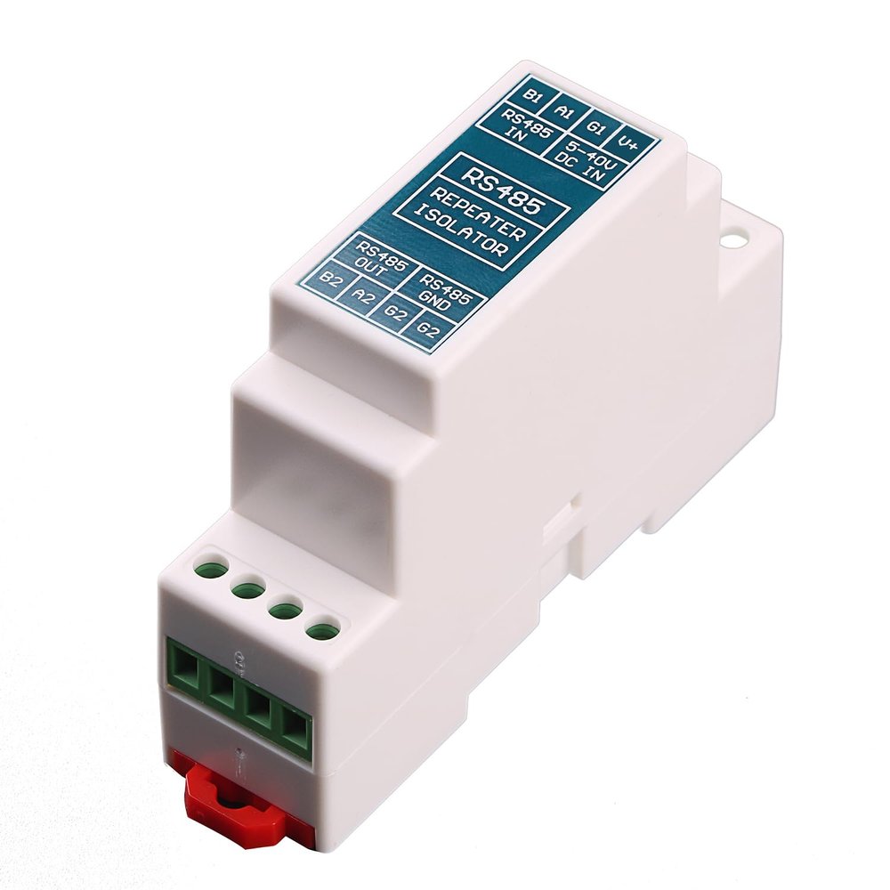 RS485 Repeater Sharer Distributor Hub RS485 Signal Extension Amplification Photoelectric Isolation Anti-Interference (150Kbps)