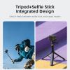 LICHIFIT Extendable Tripod Selfie Stick for DJI OSMO Pocket 3 / Action 4 Length Adjustable Extension Rod with Gimbal for Insta360 ONE X3 / X2 Action Camera Base Bracket Mount Holder Accessories view 2