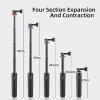 LICHIFIT Extendable Tripod Selfie Stick for DJI OSMO Pocket 3 / Action 4 Length Adjustable Extension Rod with Gimbal for Insta360 ONE X3 / X2 Action Camera Base Bracket Mount Holder Accessories view 3