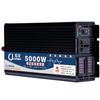 Pure Sine Wave Inverter 3000w 4000w 5000w Power Inverter for Car Converter Dc 12v 24v 48v 60v to Ac 110v 220v Split Charge Relay Kit with Dual Display and Ac Outlets,3000W-48Vto110V (Color : 48Vto220 view 1