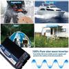 Pure Sine Wave Inverter 3000w 4000w 5000w Power Inverter for Car Converter Dc 12v 24v 48v 60v to Ac 110v 220v Split Charge Relay Kit with Dual Display and Ac Outlets,3000W-48Vto110V (Color : 48Vto220 view 2