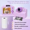 Instant Print Camera for Kids, Toddler Kids Camera Instant Print for 3 4 5 6 7 8 9 10 Years Old Girl Christmas Birthday Gifts, Portable Kid Children Digital Travel Camera Toys for Girls Age 3-12 view 3
