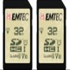 EMTEC 32GB Outdoor SD Card - UHS-I U1 V10 Class 10 Trail Camera SD Card - IPX6 and IPX7 Protection - Ideal for Full HD Videos - 2-Pack view 1