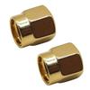 10PCS SMA Plug Dust Cap, SMA Female Jack Dust Cap Gold-Plated RF Coaxial Connector Protective Cap SMA Connector Accessories view 1