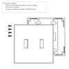 Tampa Bay Buccaneers 2024 Illustrated Limited Edition Double Toggle Light Switch Plate view 4
