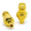 Ahoaepy 2PCS SMA to MMCX Radio Antenna Adapter, Low Loss SMA Female to MMCX Female Coax Connector, Coax Cable Adapter for FPV Drone,Repeaters, Audio, Video view 3