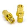 Ahoaepy 2PCS SMA SMB Antenna Connector, Low Loss SMA Female to SMB Female Adapter Coax Cable Radio Connector for DAB Car Aerial Antenna, Audio, Router, Video view 2