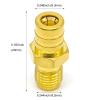 Ahoaepy 2PCS SMA SMB Antenna Connector, Low Loss SMA Female to SMB Female Adapter Coax Cable Radio Connector for DAB Car Aerial Antenna, Audio, Router, Video view 3