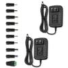 DC 24V 1A 500mA Power Supply Aapter, 24 Volt Power Cord with 5.5mmx2.5mm DC Plug Connectivity and 10 Tips view 1