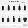 DC 24V 1A 500mA Power Supply Aapter, 24 Volt Power Cord with 5.5mmx2.5mm DC Plug Connectivity and 10 Tips view 4