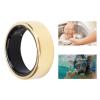 CFTGIW Lightweight Alloy Smart Ring with Exercise Tracking, Sleep Analysis, Phone Application, Minimalistic Design, and Alloy Material (Size 10) view 2