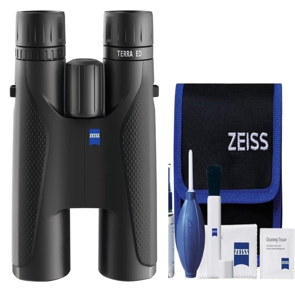 Zeiss 8x42 Terra ED Binoculars & Cleaning Kit Combo (Black)