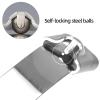 100pcs self-locking heavy duty stainless steel metal cable ties,Widely used in garages, gardens, factories, and outdoors (9.8inches) view 4