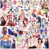 100Pcs Anime Girl Stickers for Water Bottles,Waterproof Kawaii Hot Girl Stickers for Teens,Cartoon Sexy Lady Decals for Laptop Hydroflask Scrapbooking Journaling view 1