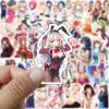 100Pcs Anime Girl Stickers for Water Bottles,Waterproof Kawaii Hot Girl Stickers for Teens,Cartoon Sexy Lady Decals for Laptop Hydroflask Scrapbooking Journaling view 4