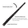 Jamscar Short Antenna Compatible for Toyota Tundra 2000-2025, for Toyota Tacoma 1995-2015, Flexible Rubber Truck Antenna Accessories Replacement, for FM/AM Radio Reception view 3
