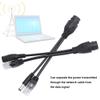 gernie Poe Adapter Cable Non Standard Splitter Power Cord Connection Cable Waterproof Water Resistant Separator Wire Poe Splitter Powerline Network Adapters (Black), gerniex8mdnr2o63-12 view 3