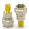 Ahoaepy 2PCS Type F to SMA Antenna Cable Connector, Low Loss SMA Female to Type F Male Coax Adapter Radios Adapter for HAM Radio Transceivers, CCTV, LMA, Video view 2