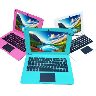 Laptop Computer Mini 10 Inch Quad Core Powered by Android 12 Netbook 64GB Small Computer with WiFi Webcam Bluetooth,Charger Mouse Included,Suitable for Children and Students, 4 Color Options (Blue)