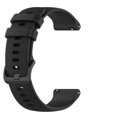 RORFFK Original Watch Band for Garmin Vivoactive 3 Venu 2 SQ Vivoactive 4 4S Forerunner 645 245m Silicone Strap Watchband Accessories (Color : B, Size : For Vivoactive 4S)