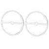 Americruise 1 Paire Harley Speaker Accessorires Speaker Covers Trim Grill compaticable for Touring Electra Glide Street Glide Ultra Limited Tri Glide FLHTK FLHTCU 2014-2023 (Chrome) view 4
