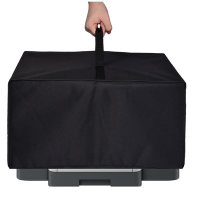 Heavy Duty Fabric Water-proof UV-Resistant Dust Cover for HP OfficeJet 8015e Wireless Color All-in-One Printer/Pro 8135e/Pro 9125e/Pro 8139e/HP ENVY Inspire 7958e Printer (Black)