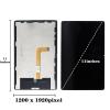 Ygpmoiki for Samsung Galaxy Tab A9+ Screen A9 Plus SM-X210 SM-X215 SM-X218U SM-X216B LCD Display Touch Screen Digitizer Assembly Replacement Black view 2