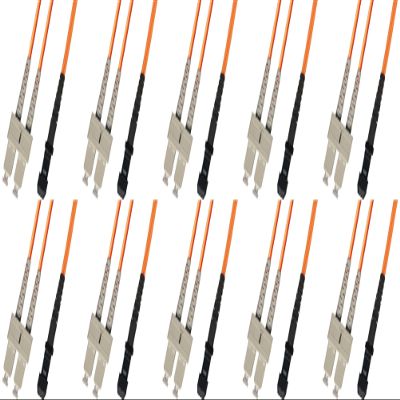 Ultra Spec Cables 10M Multimode Duplex Fiber Optic Cable (50/125) - SC to MTRJ (10 Pack)