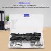 20pcs Set Type A 2.0USB Connector Plug Socket Adapter with Black Plastic Shell view 2