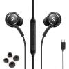 PRO Stereo Headphones Compatible with LG XBOOM Go PN1 Hands-Free Built-in Microphone Buttons + Crisp Digital Titanium Clear Audio! (USB-C/PD) view 1