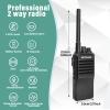KETELESE KP01 Professional/Business Walkie Talkies, Programmable Walkie Talkies with Earpiece, Rechargeable, Two-Way Radio Set, for Camping Hiking Skiing(2 Pack), Black view 2