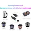 3 Prong Universal Kitchen Appliance AC Power Cord 3FT 10A 125V 18AWG view 2