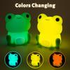 Attivolife Cute Frog Night Light for Kid, Squishy Animal Silicone Lamp, Rechargeable Portable and Dimmable Touch Control, Best Bedroom Bedside Decor Christmas Birthday Gift for Boy Girl Toddler view 2