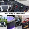 Marine Audio System with Marine Speakers and Gauge Receiver Package, IPX6 Weatherproof Bluetooth Audio Receiver and AM FM Radio Receiver, USB, MP3, Aux Input, 2 x 6.5 Inch Boat Speakers view 4