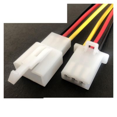 Buxns Dj7021-2.8mm Automobile Harness Connector 2/3 / 4/6 / 9 / Pin Modified Tail Wire Plug of Electric Motorcycle Steering Lamp(3p Strip line,5sets)