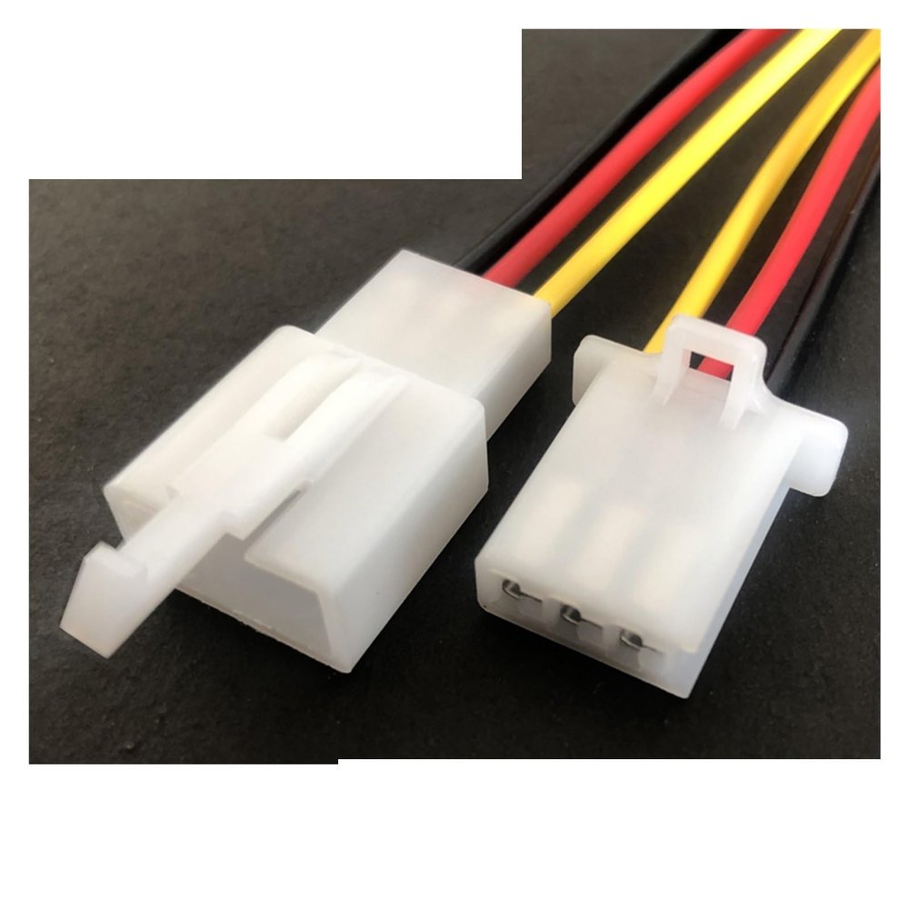 Buxns Dj7021-2.8mm Automobile Harness Connector 2/3 / 4/6 / 9 / Pin Modified Tail Wire Plug of Electric Motorcycle Steering Lamp(3p Strip line,5sets)