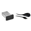Kensington Fingerprint Key for Windows Hello & StarTech 5ft USB Extension Cable, Black view 1