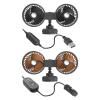GRABLOOM Car Head Fan 3 Gear Adjustable Suction Cup Cooling Fan for Vehicles Office USB Plug Fan Car Head Fan 3 Gear Adjustable Suction Cup Cooling Fan for Vehicles view 2