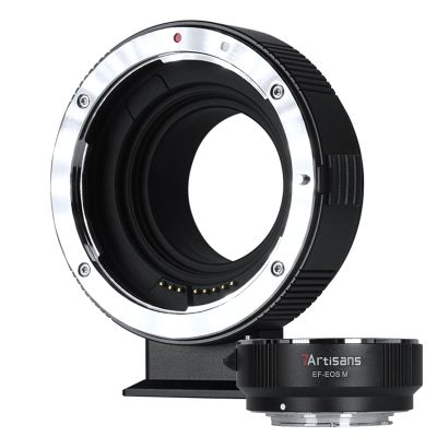 7artisans EF-EOS M Lens Adapter Electronic Auto-Focus EF to M Mount Adapter for Canon EF/EF-S Lens to Canon EOS-M M2 M3 M5 M6