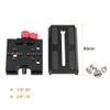 CAMVATE Quick Release Base Plate + Double Microphone Mounts Bracket + Straight Screwdriver Assembly Tool view 3