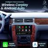 4Core+64GB Car Stereo Radio for Chevy Silverado Tahoe Suburban GMC Yukon Sierra 2007-2013: 9" 1280*800 Touchscreen Replacement Wireless Carplay Android Auto 5GWiFi Bluetooth5.0 Free camera SWC GPS FM view 3