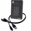 Apricorn 4TB Aegis Fortress L3 FIPS Level 3 USB 3.0 Hardware Encrypted Portable Drive Bundle with 2TB Aegis Padlock USB 3.0 256-Bit AES XTS Hardware Encrypted Portable External Hard Drive view 2