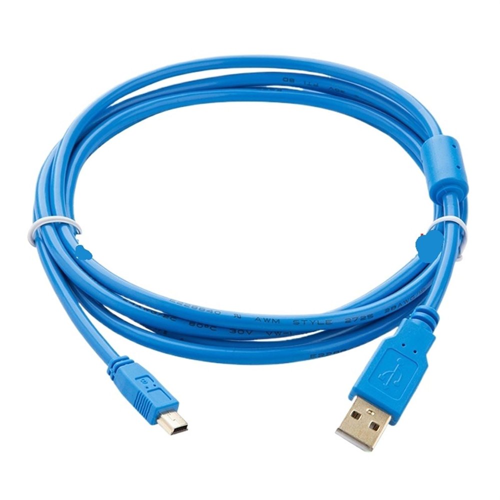 Bubupig Aimoxun Human-Machine Touch Screen Programming Cable GOT1000 Data Download Cable GT09-C30USB-5P (Size : Lake Blue, Color : 2m)