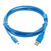 Bubupig Aimoxun Human-Machine Touch Screen Programming Cable GOT1000 Data Download Cable GT09-C30USB-5P (Size : Lake Blue, Color : 2m) view 1