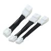 Buxns 20CM 8/12/16/24/32/40 Pin Extension Female Male 0.7MM 1318386-1 1376103-1 1318917-1 1674312-1 1318389-1 Wiring Harness(Silver,8P) view 1