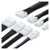 Buxns 20CM 8/12/16/24/32/40 Pin Extension Female Male 0.7MM 1318386-1 1376103-1 1318917-1 1674312-1 1318389-1 Wiring Harness(Gold,28P) view 2