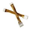 Buxns 20CM 8/12/16/24/32/40 Pin Extension Female Male 0.7MM 1318386-1 1376103-1 1318917-1 1674312-1 1318389-1 Wiring Harness(Gold,28P) view 3