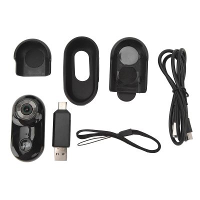 Body Worn Camera, Pocket Camera 1080P Magnet Back Clip WiFi Loop Recording Type C Mini Sports Camera for Outdoor Cycling