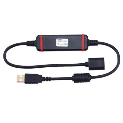 Bubupig USB Industrial Grade Isolator USB to USB Signal Digital Power Safety ADUM3160 Isolation Module, Black